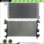 Radiator and A/C Condenser Kit for Ford Focus (2015–2018)