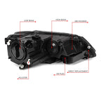 OE Style Headlight for VW Jetta Sedan (2011–2018) VW2502146