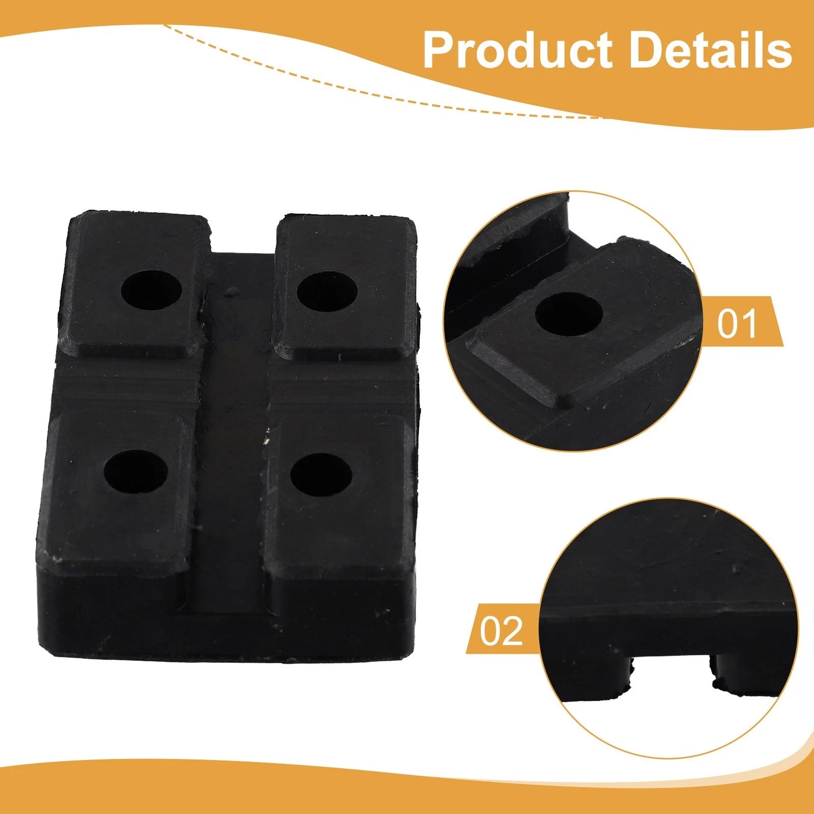 Rubber Pad Adapter for Heavy Duty Hub Pads (2010–2023)