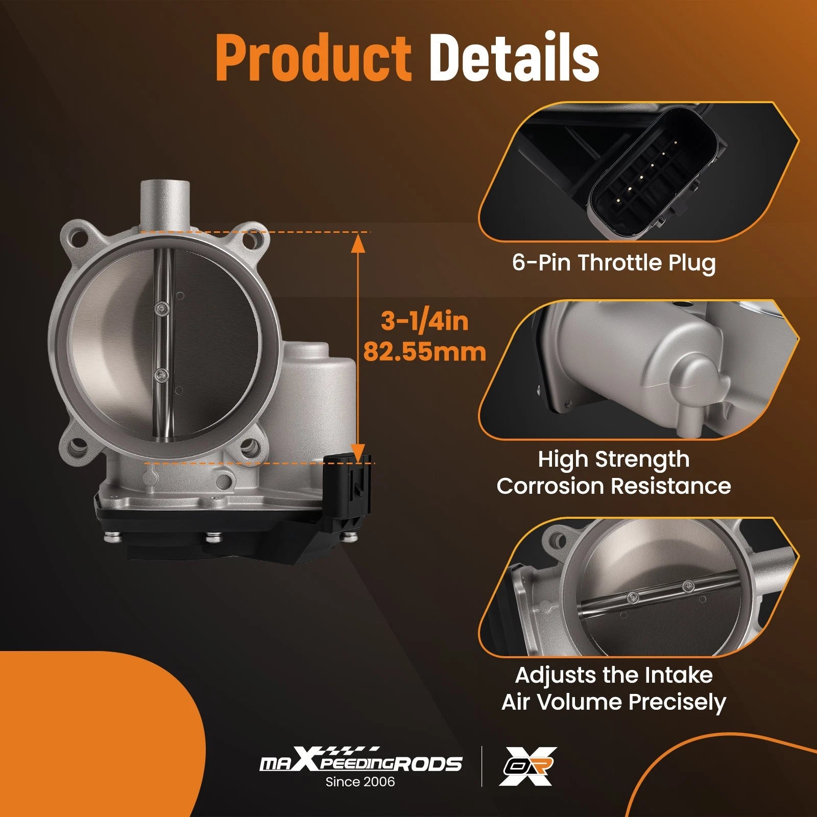 Throttle Body for Ford F-150, Mustang, Lincoln Mark LT (2011–2014)