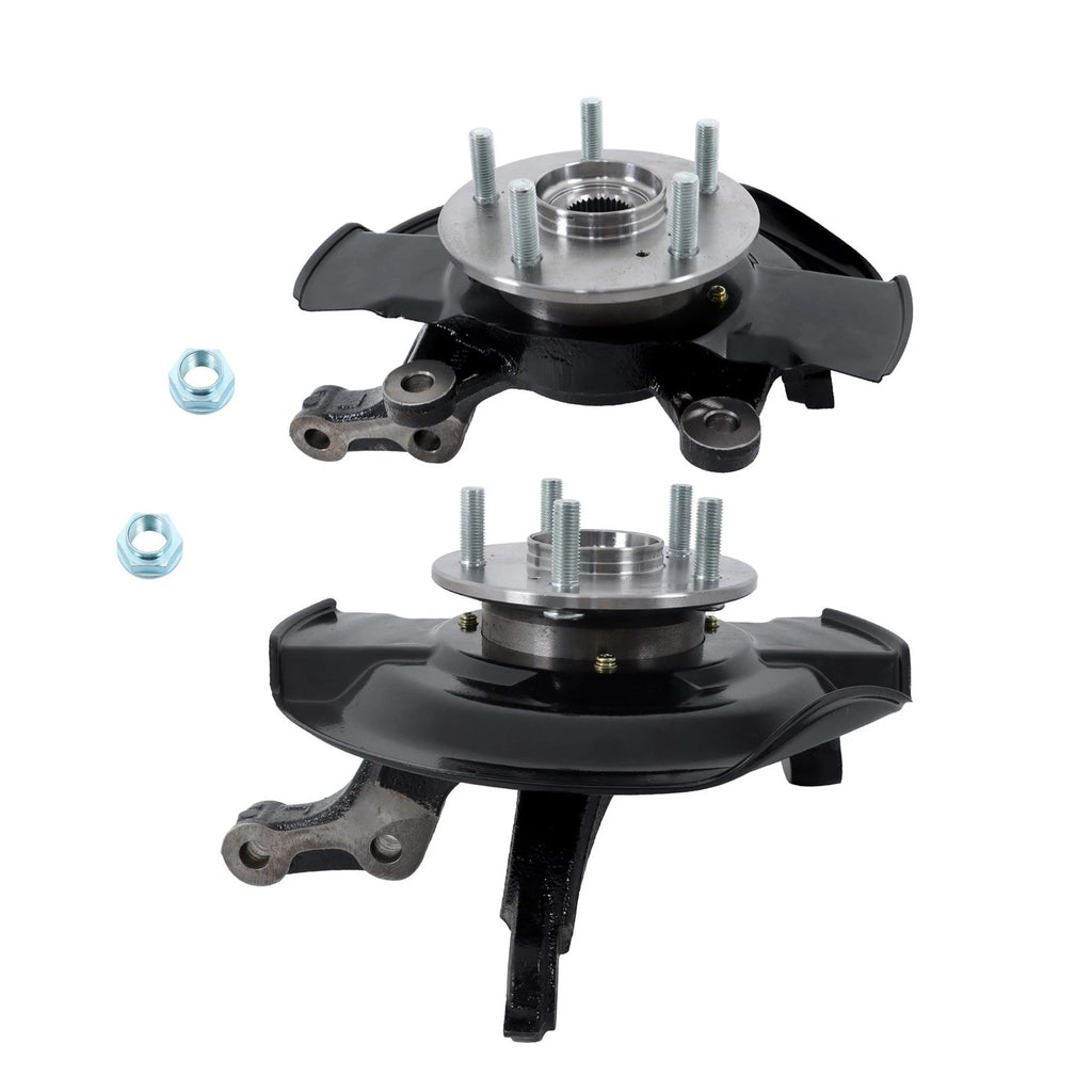 2Pcs Steering Knuckle & Wheel Hub Bearing Assembly for Honda CR-V (2007–2009)