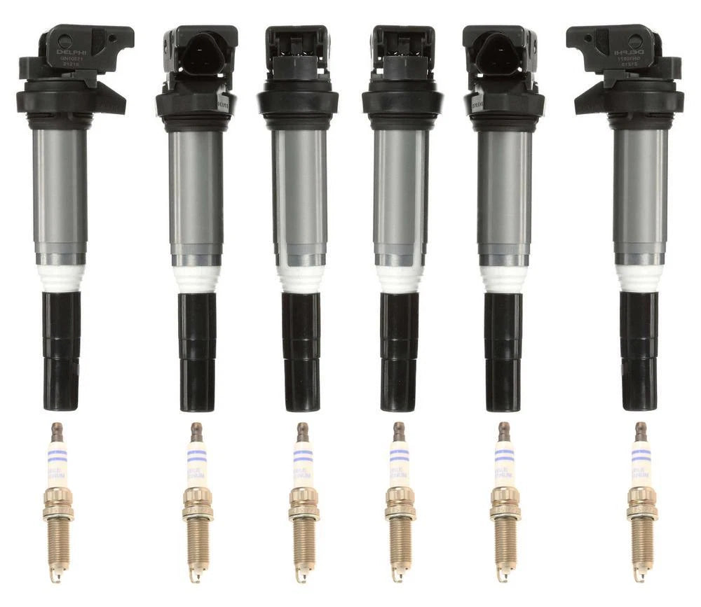 Set of 6 Ignition Coils & Spark Plugs for BMW F87 F80 F82 (2012–2020)