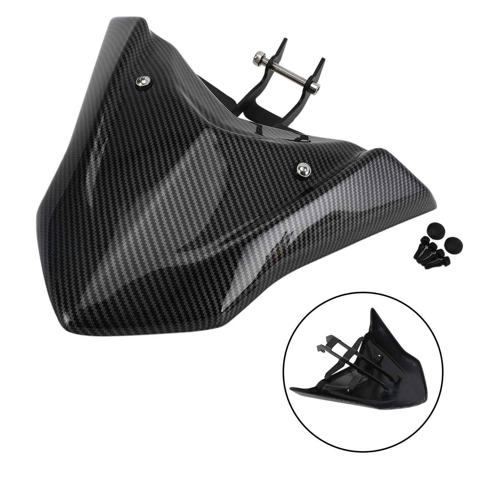 Carbon ABS Front Fender Beak Extension for Yamaha Tenere 700 (2019–2022)