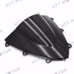 Black Double Bubble Windscreen for Honda CBR1000RR (2008–2011)
