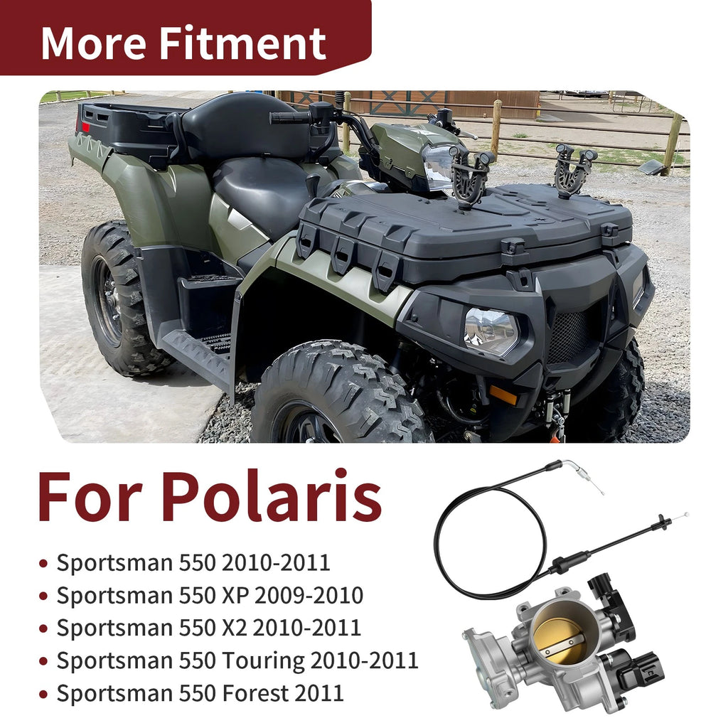 Throttle Body Assembly for Polaris Sportsman 550 XP X2 (2009–2014) 3131704 7081576