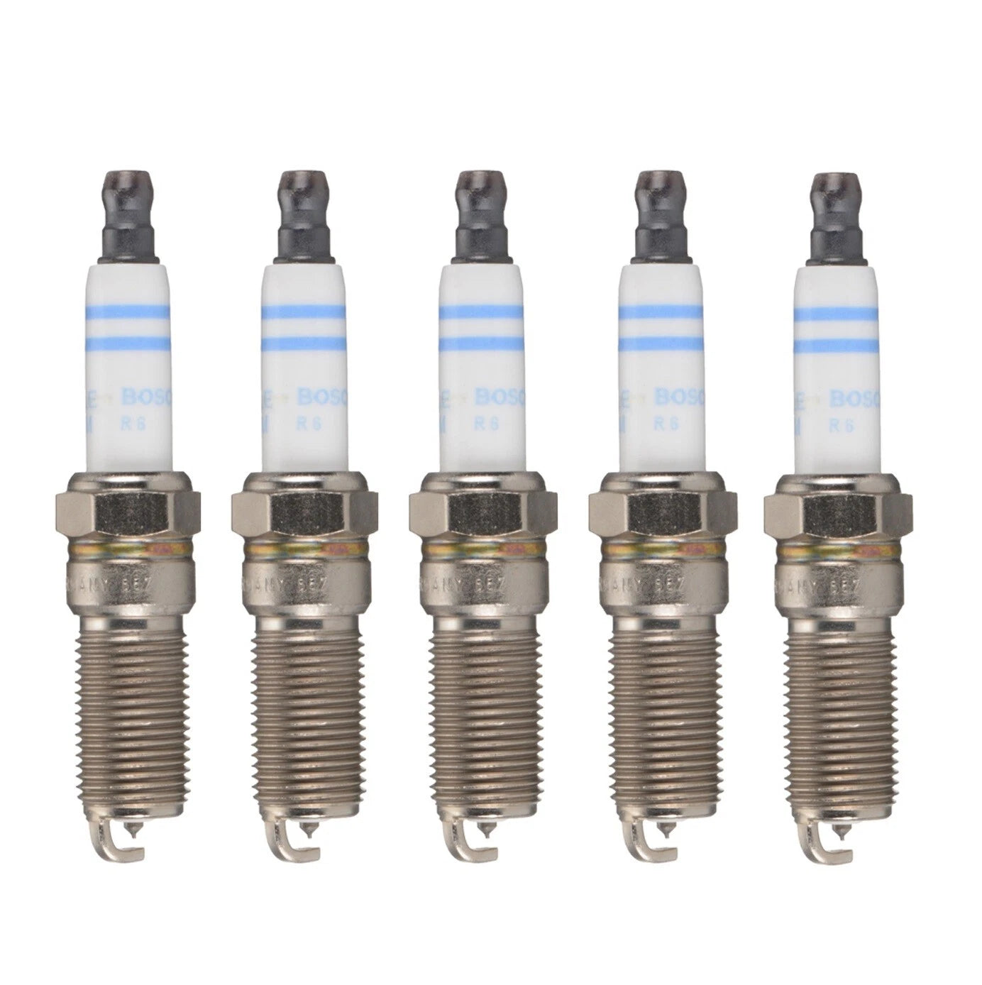 Set of 5 Bosch Double Iridium Spark Plugs for Colorado Canyon H3 (2004–2012)