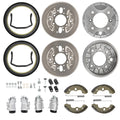 Front Brake Drum Wheel Cylinder Plate Kit for Honda FourTrax Foreman TRX400 (1995–2004)