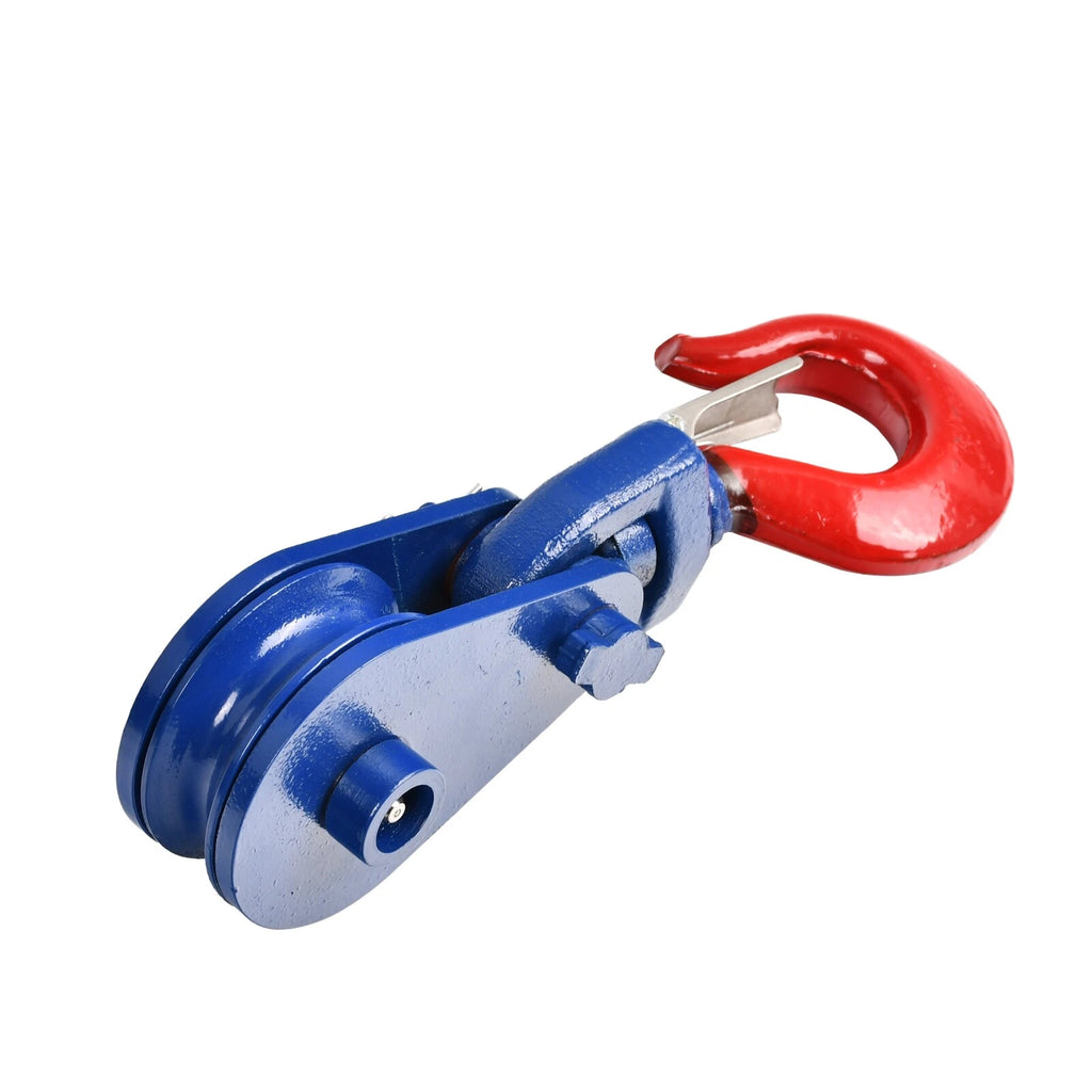 2 Ton Snatch Block with Hook for Roll Back Wrecker Flatbed Tow (3")
