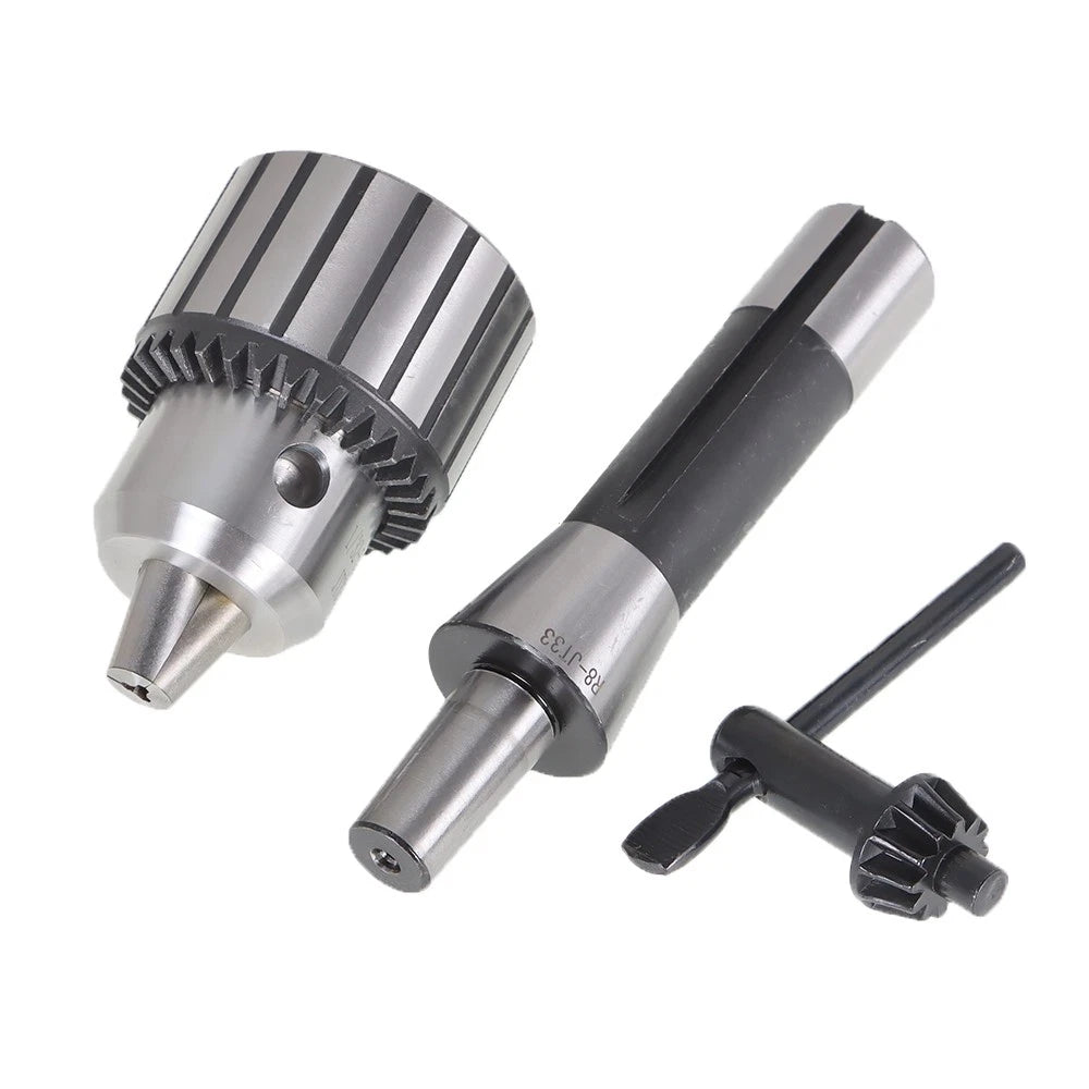 R8 Shank & Key for Keyed Drill Chuck (1/8"-5/8")