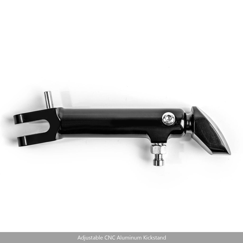 CNC Aluminum Adjustable Kickstand for Kawasaki Z900RS (2018) Blk T9