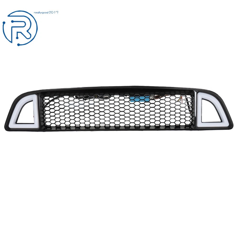 Front Bumper Upper Grille with DRL LED Light for Ford Mustang (2013-2014)