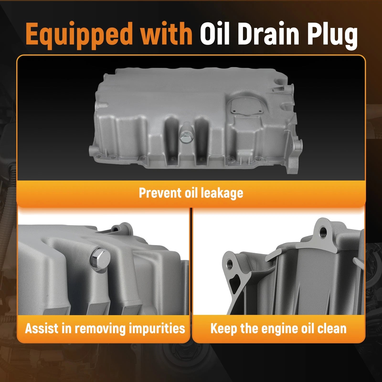Engine Oil Pan for Volkswagen Jetta Golf 2.0L (2009–2014)