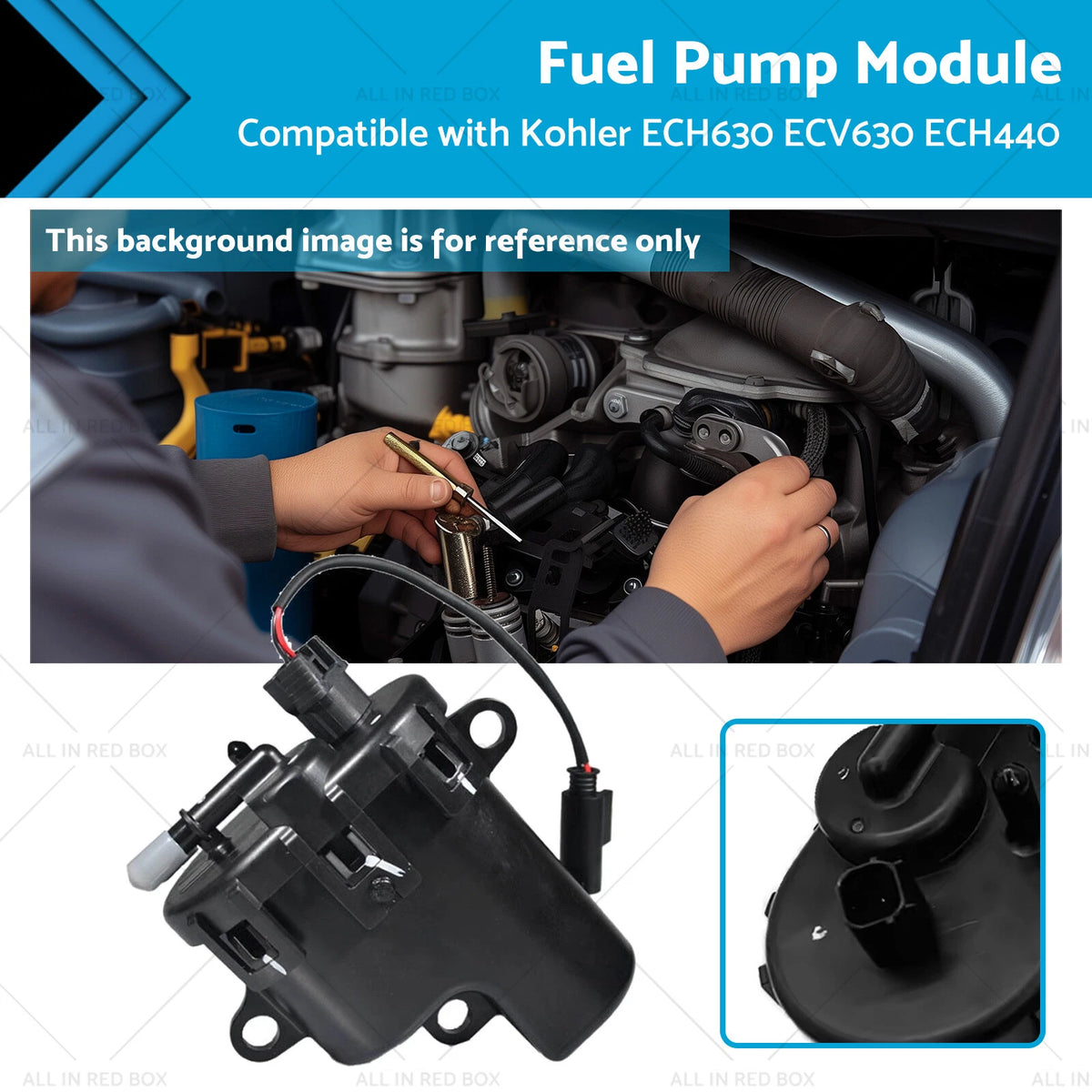 Fuel Pump Module 2539316S for Kohler ECH630 ECV630 ECH440 ECH980 ECH940 (–)