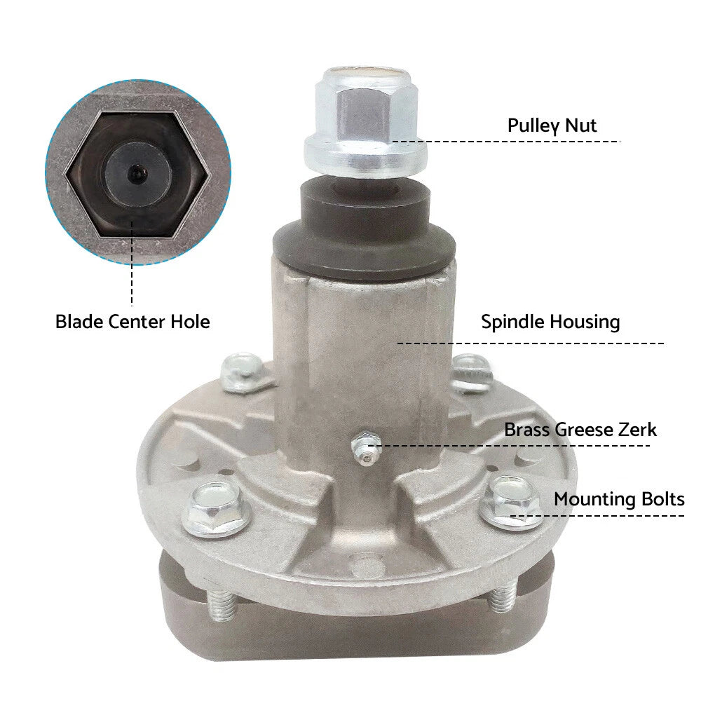 2X Spindle Assembly for John Deere L100 L107 L110 (GY20050 GY20785)