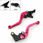 Short Brake Clutch Levers for Honda CBR650F/CB650F (2014–2015) F-18/H-650 Red T9