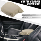 Center Console Armrest Cover Trim for Honda Accord (2013–2017) Beige