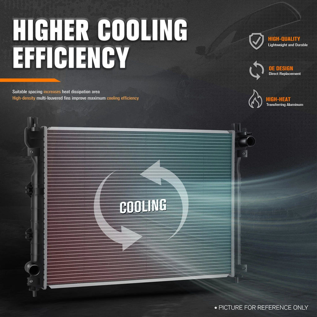 Aluminum Core Cooling Radiator for Land Rover Freelander (2002–2006) DPI-2870