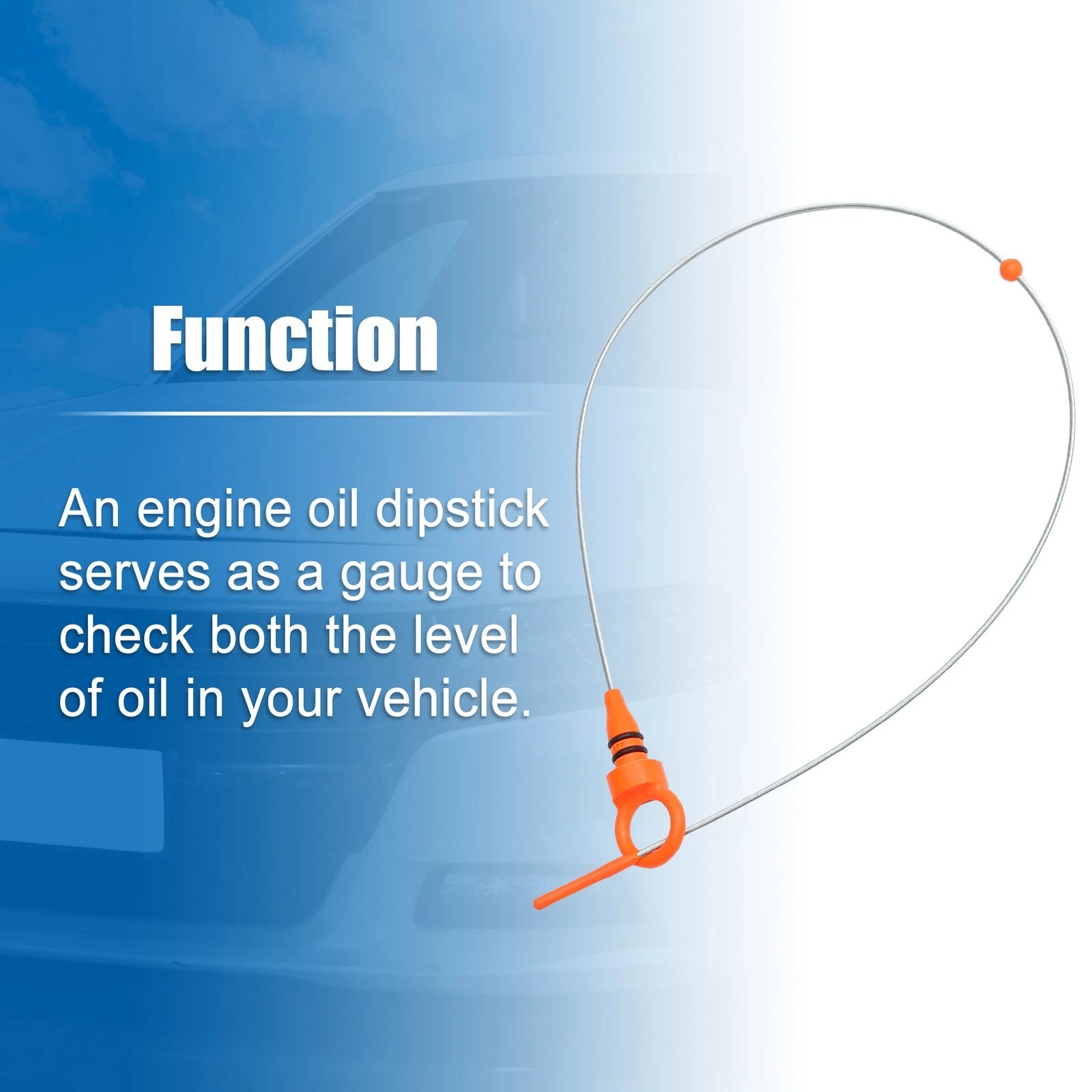 Engine Oil Dipstick for Audi A2 (2000–2005) 1.4 1.2 TDI No. 8Z0115611E
