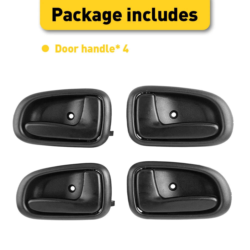 Set of 4 Interior Door Handles for Toyota Corolla (1993–1997)