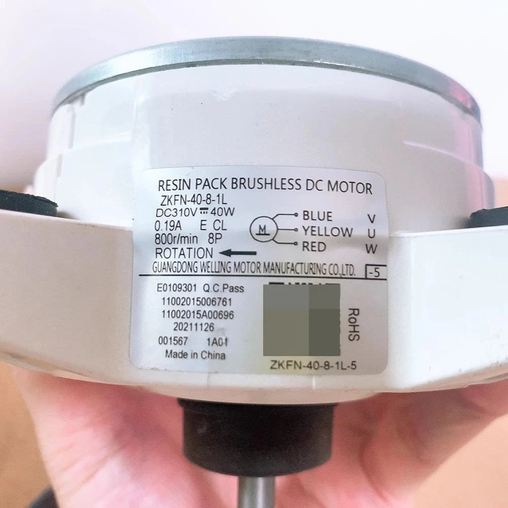 Air Conditioner Outdoor Fan Motor ZKFN 40 8 1L for Midea AUX