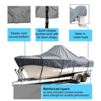 Center Console Boat Cover for Twin Vee 170 GF CC (Heavy Duty, Trailerable)