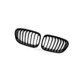 8-Column Gloss Black Front Grille for BMW 1 Series F20 F21 (2011–2014)