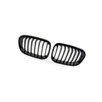 8-Column Gloss Black Front Grille for BMW 1 Series F20 F21 (2011–2014)