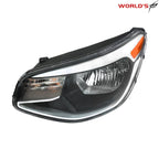 Halogen Headlight Chrome Assembly for Kia Soul (2014–2019) Left Side