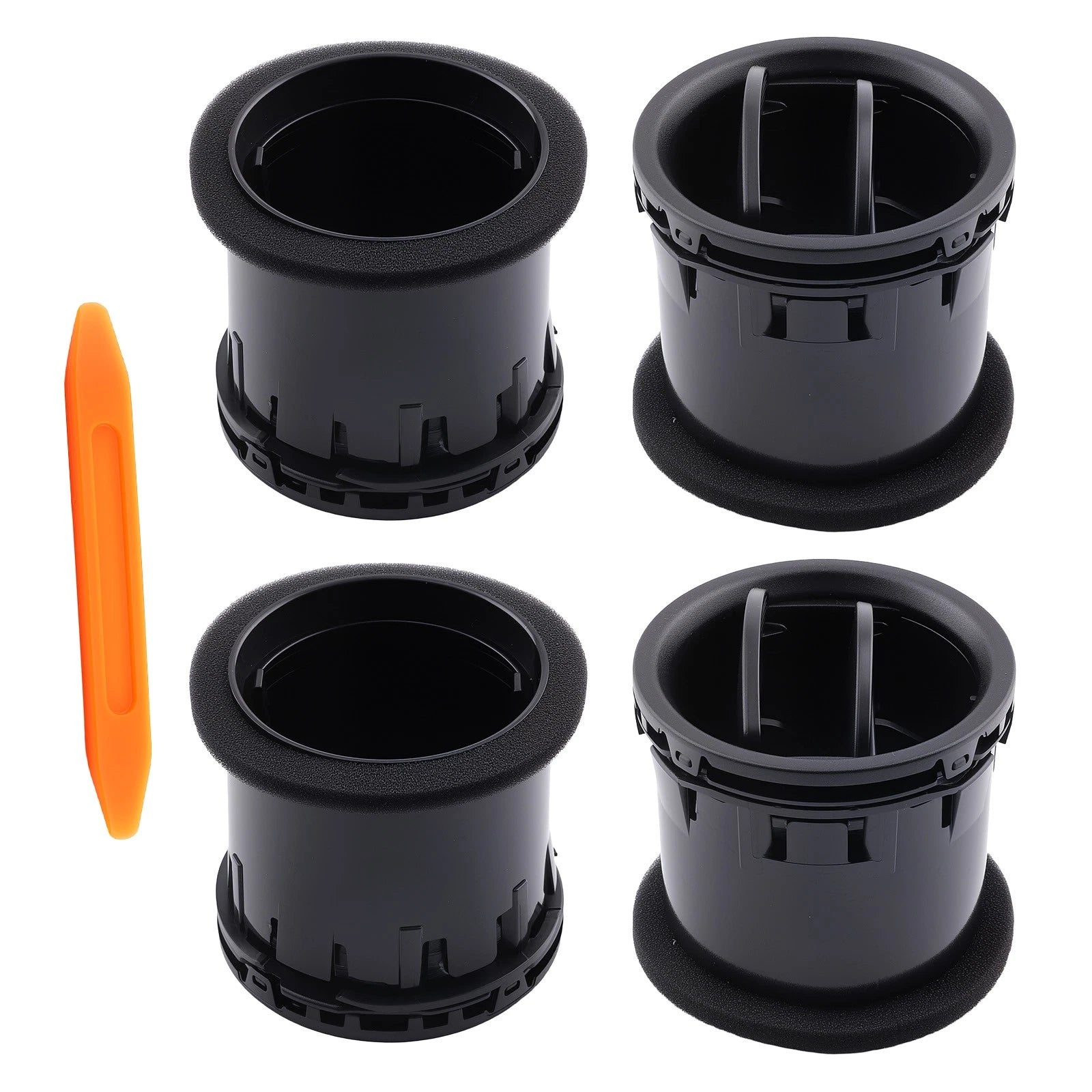 Set of 4 Dashboard AC Heater Air Vents for Ford F-150 (2004–2008)