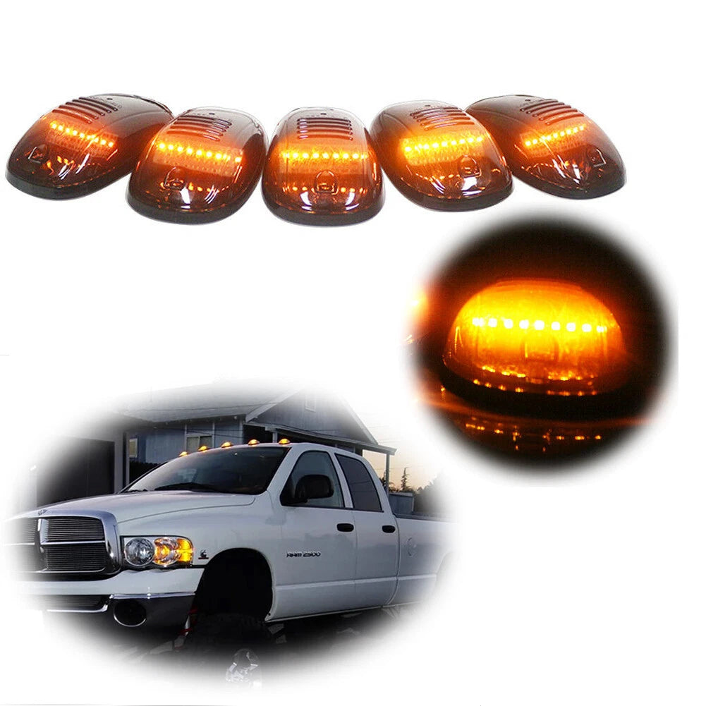 5pcs LED Cab Marker Roof Lights for Dodge Ram 2500 3500 (2003–2016)