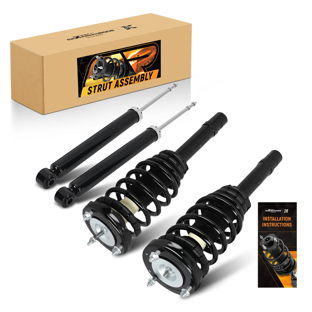 Set of 4 Rear Front Struts Assembly for Hyundai Azera (2006–2011) 3.3L 3.8L