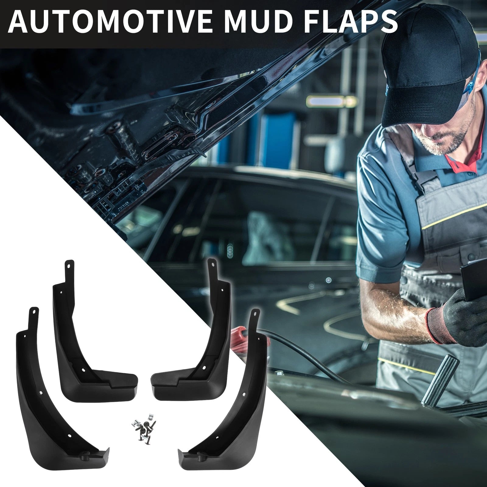 Mud Flap Splash Guard Set for Volkswagen T-Roc (2018–2023)