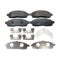 TRW Pro Front Metallic Brake Pad Set with Hardware for Ford F-150 (2008–2009)