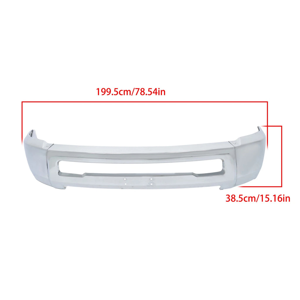 Chrome Front Bumper Face Bar for RAM 2500 3500 (2010â2018)