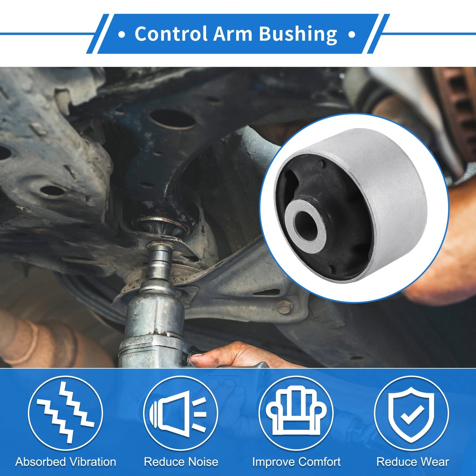 Front Lower Control Arm Bushing No. 54584-1G000 for Hyundai Accent (2006–2011)