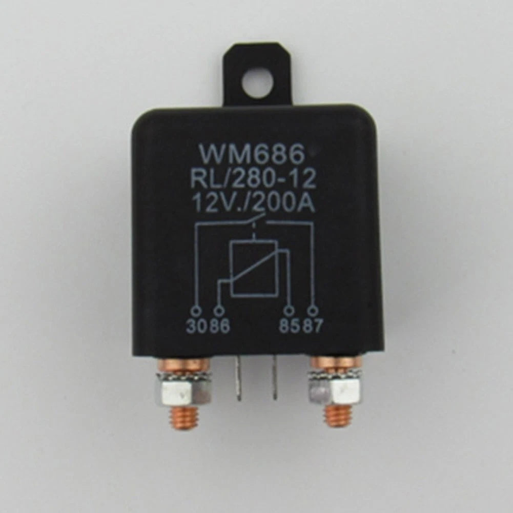 200 Amp 12 Volt Automotive Relay with 2 Pin 2 Stud for Car Van Boat