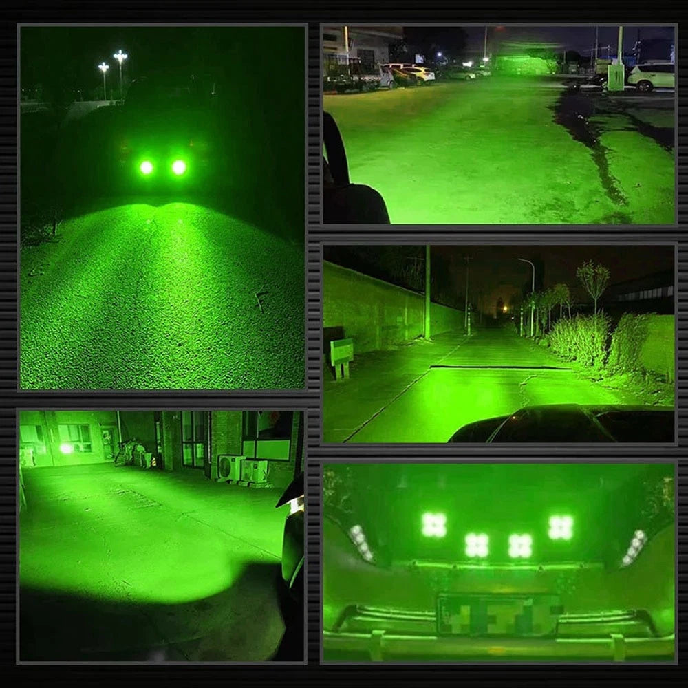 2X 3" 40W LED Cube Pods for SUV Offroad Driving Light (Fits )