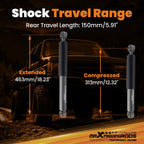 Lowering Shock for Ford Ranger 2WD (1989–1997) 4-5.5" Rear Drop
