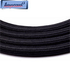Fuel Hose Oil Gas Line AN8 Nylon Stainless Steel Braided 3FT 10FT 16FT 20FT