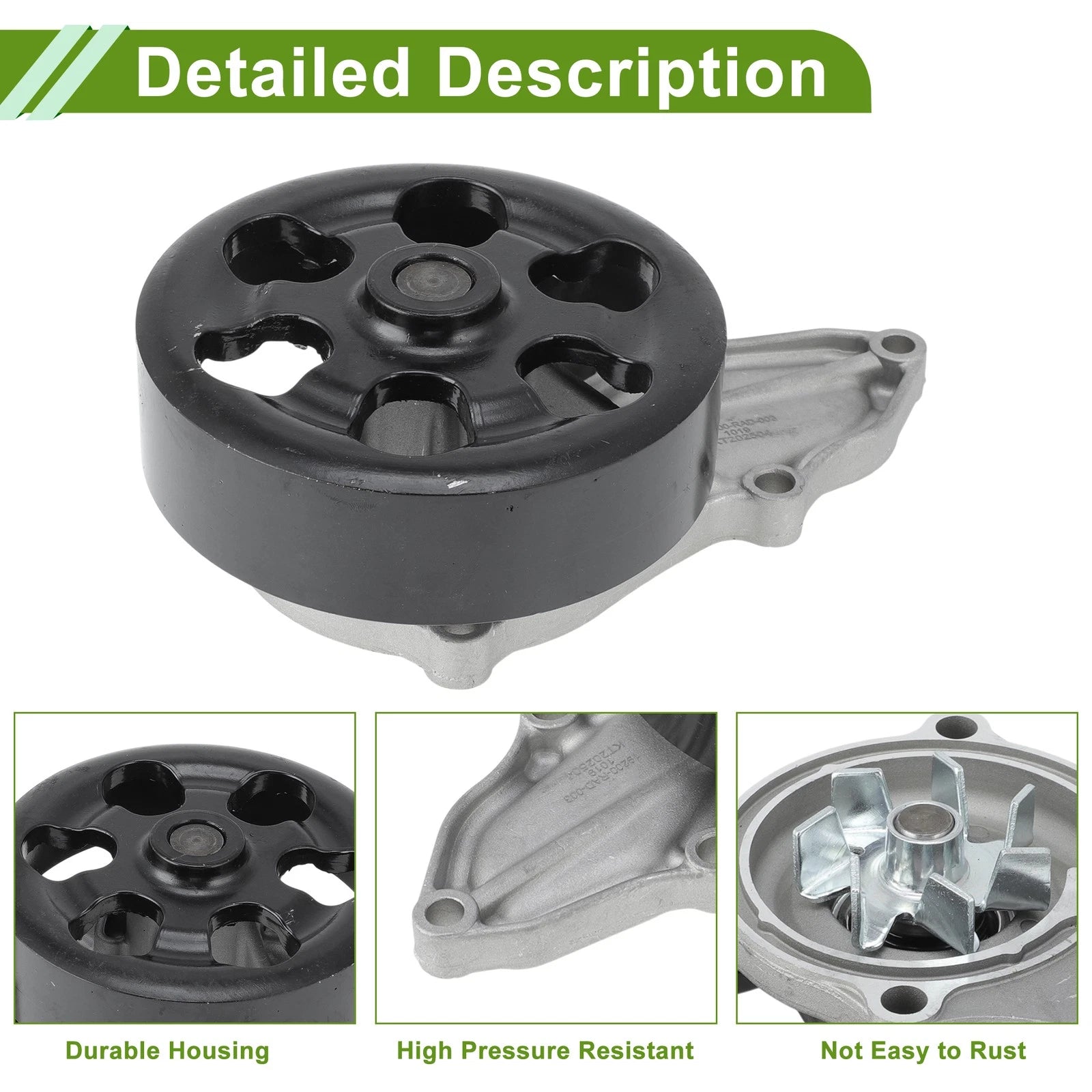 Engine Water Pump for Honda Accord (2003–2007) No. 19200RAD003