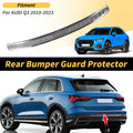 Rear Bumper Topper for Audi Q3 (2019–2023) Silver Tone 1 Pcs