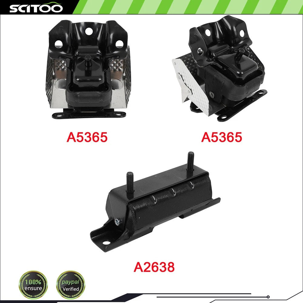 3X Engine Motor Mounts for Chevrolet Suburban 5.3L (2007–2013)