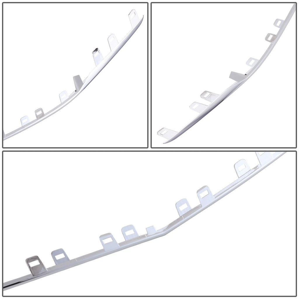 Front Bumper Grille Trim for Cadillac ATS (2015–2019) - Polished Chrome
