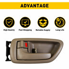 Inside Door Handle Trim for Toyota Sequoia (2001–2007) Beige Tan Left Driver