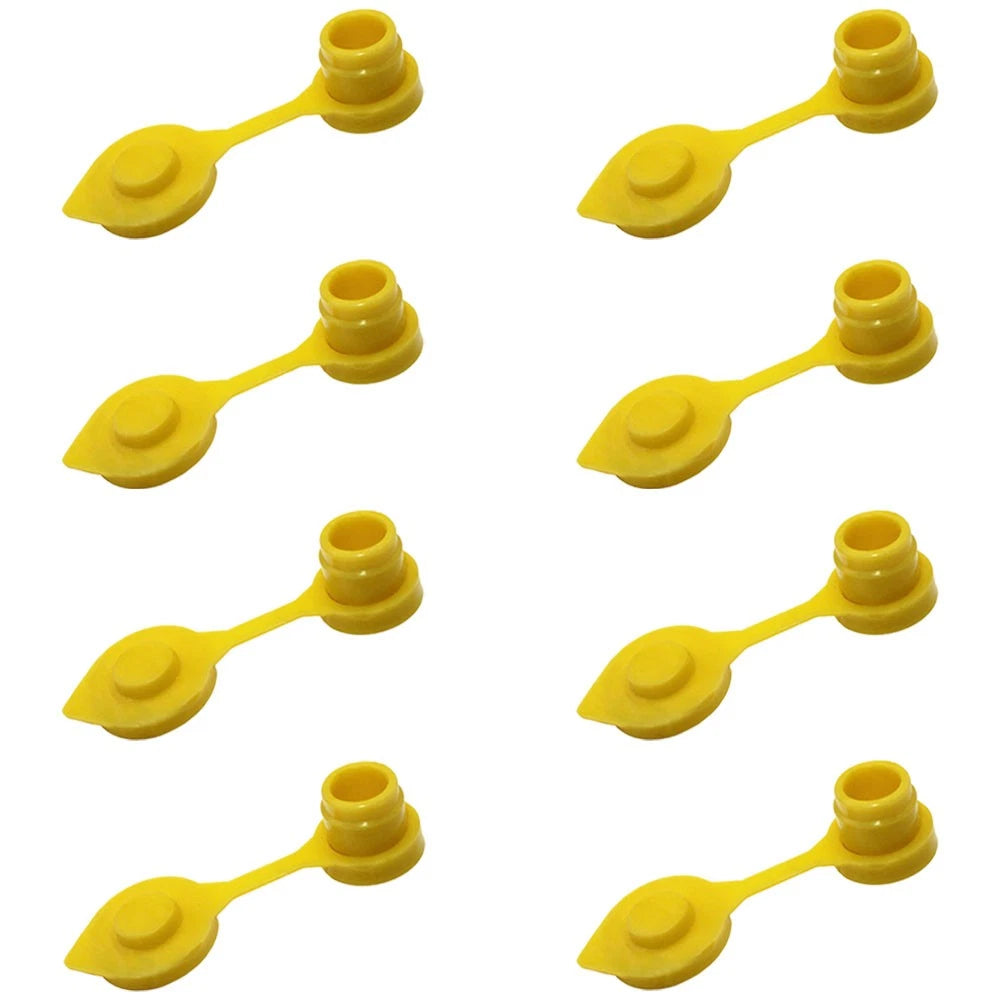 8 Yellow Vent Caps for Midwest Blitz Gas Can (FSG80-0132)