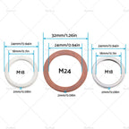 12pcs Oil Drain Plug Gaskets for Toyota Camry (1992–2001)