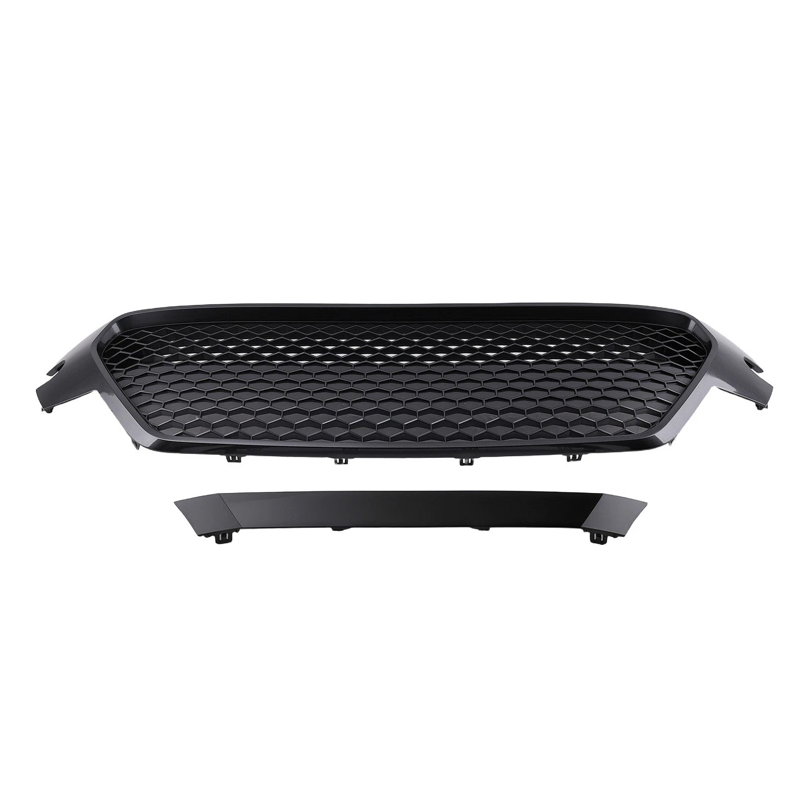 Bumper Grille Set 2X for Toyota Corolla SE XSE (2020–2022) TO1036206 Black