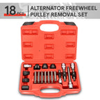 18Pcs Pulley Puller Remover Kit for Alternator (w/Case)