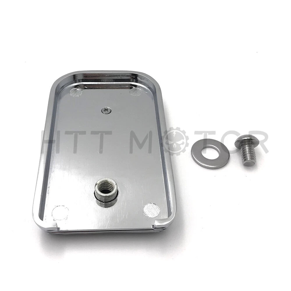 Chrome Gear Skull Brake Pedal Pad for Harley Street Glide FLHX (2014–2023)