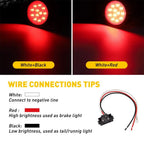 4" LED Round Trailer Light for Truck (Stop, Turn, Tail, Reverse)